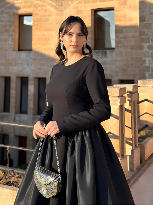 Crepe Ensemble – Black