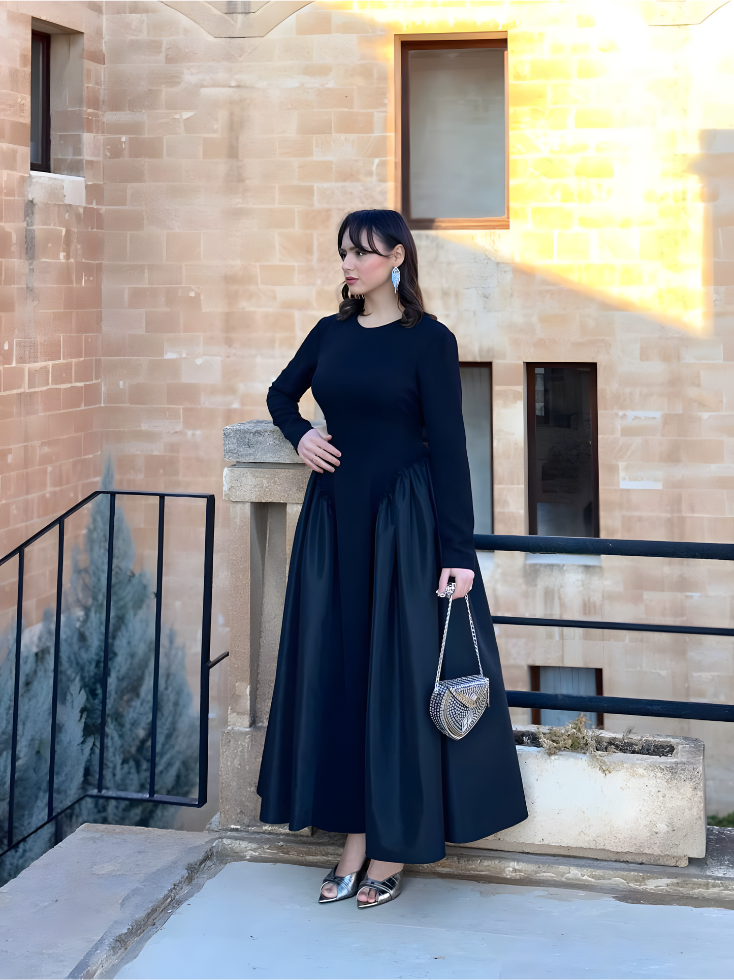 Crepe Ensemble – Black