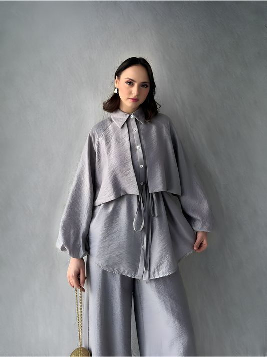 Harmony Flow 2-Piece Set – Gray