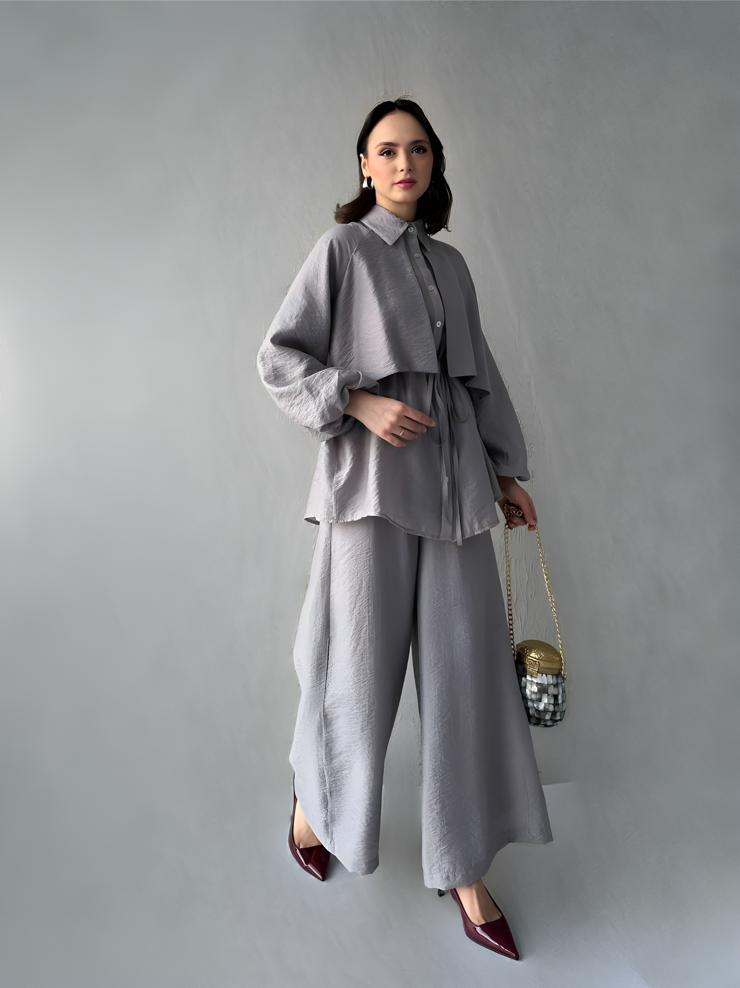Harmony Flow 2-Piece Set – Gray
