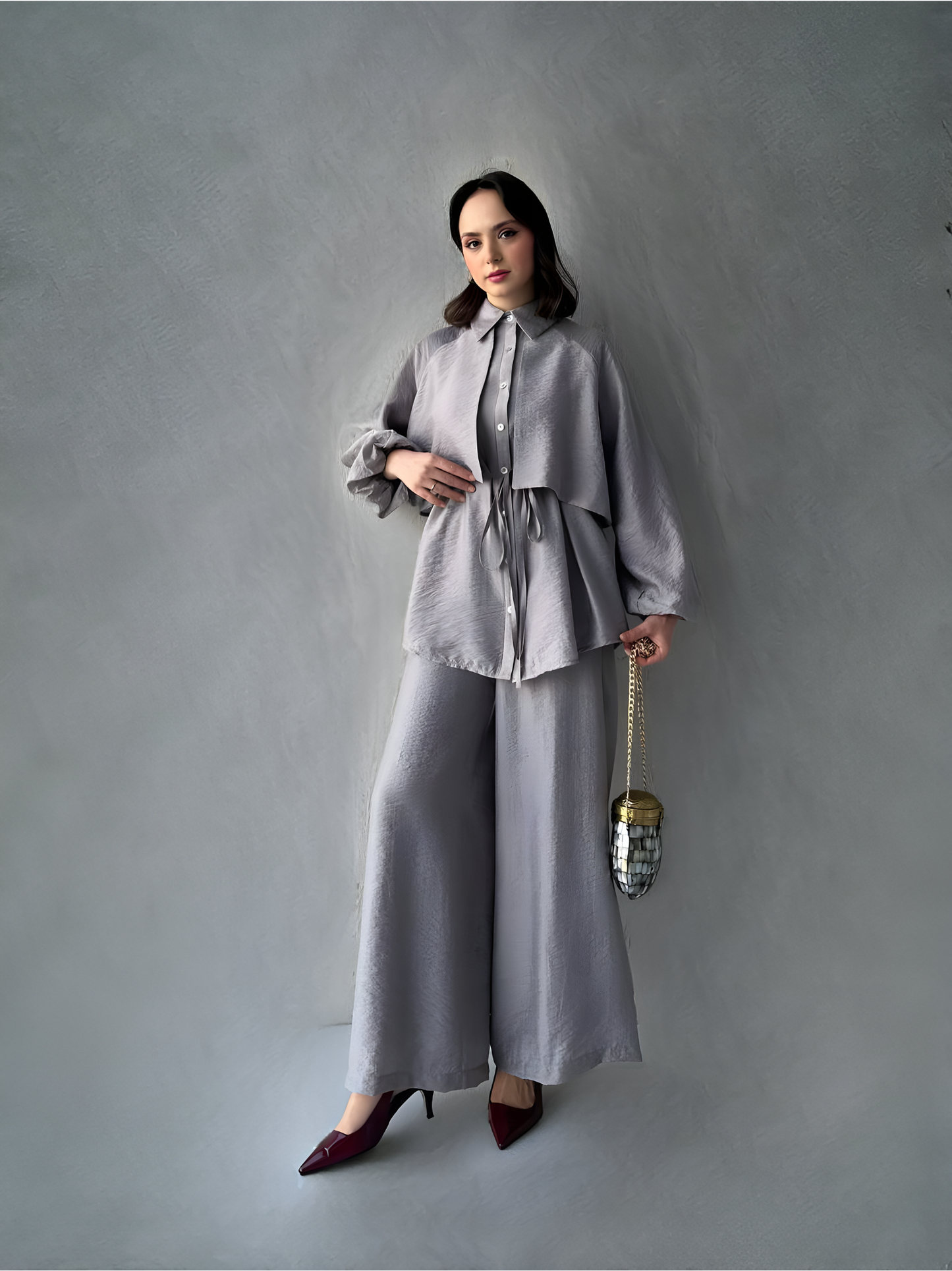 Harmony Flow 2-Piece Set – Gray